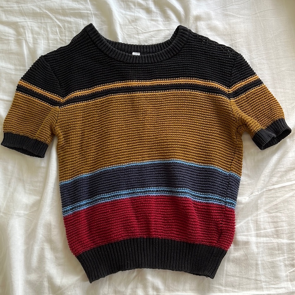 RVCA Knit Multicolor Crop Top Size XS